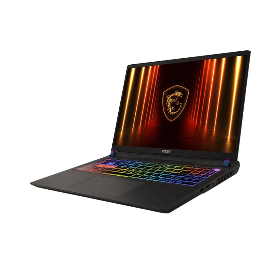 MSI Vector 16 HX AI A2XWHG-009AE، Intel Core Ultra 9-275HX، ذاكرة وصول عشوائي (RAM) سعة 32 جيجابايت، قرص SSD سعة 1 تيرابايت، NVIDIA RTX 5070 Ti سعة 12 جيجابايت، شاشة 16.0 بوصة بدقة 2K QHD+ IPS بمعدل تحديث 240 هرتز، لون رمادي كوزموس