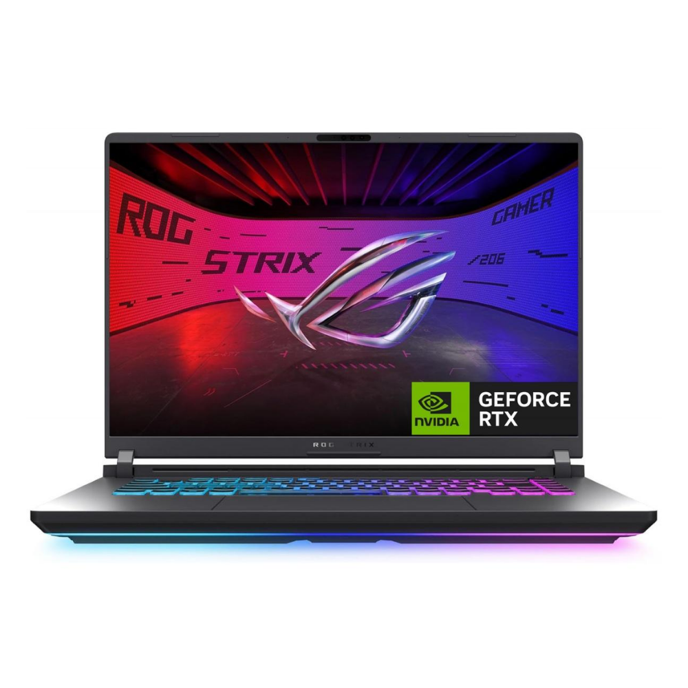ASUS ROG Strix G16 G615JPR-RV103، Intel Core i7-14650HX، ذاكرة وصول عشوائي 16 جيجابايت، قرص SSD 512 جيجابايت، NVIDIA RTX 5070 8 جيجابايت، شاشة 16.0 بوصة WUXGA FHD+ 165 هرتز، أخضر فولت
