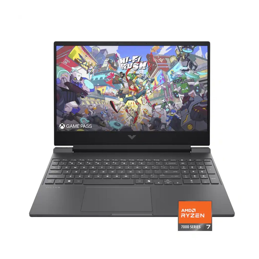 HP Victus 15-fb3093dx, AMD Ryzen 7 7445HS, RAM 16GB, SSD 512GB, NVIDIA RTX 4050 6GB, 15.6 Inch FHD 144Hz, Silver