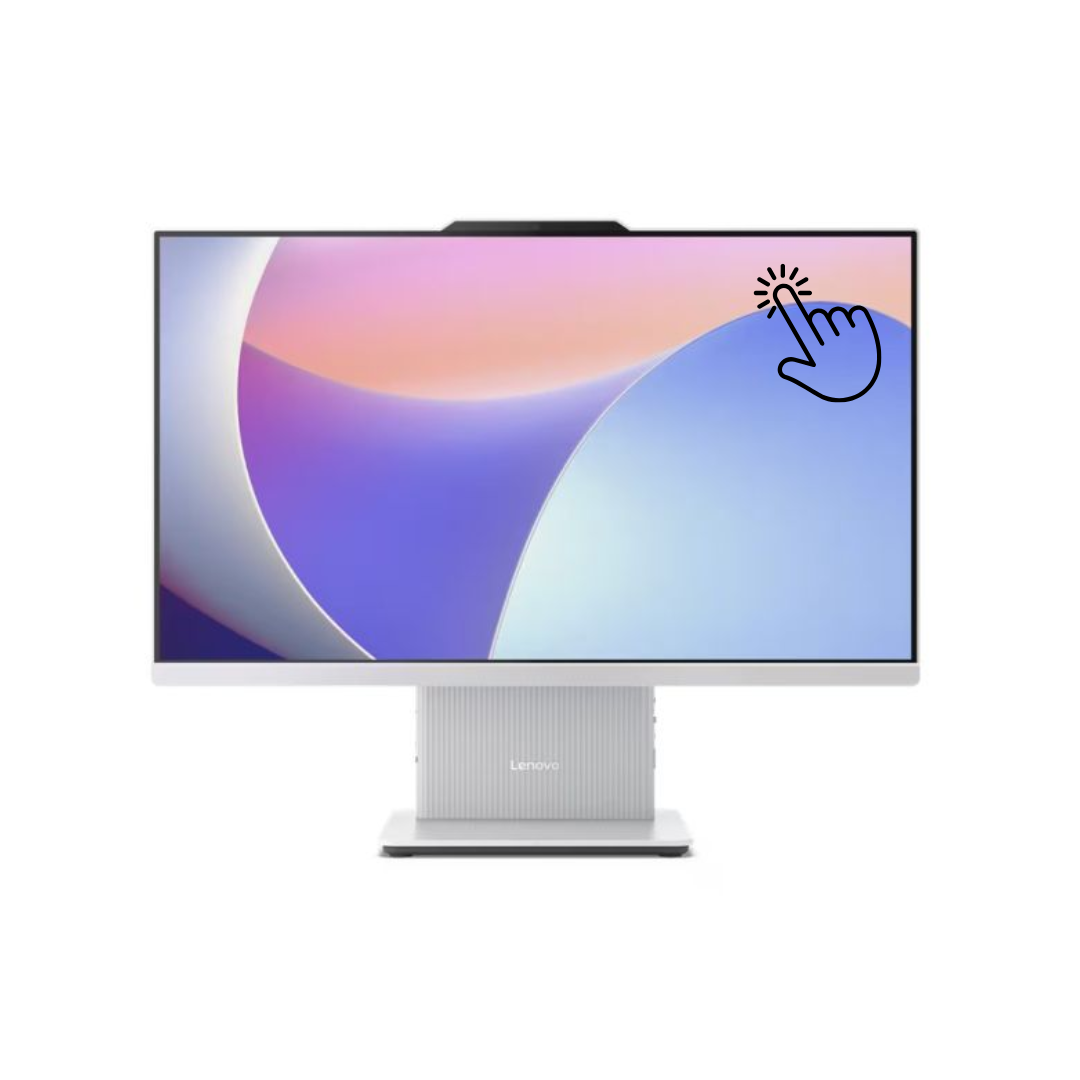 جهاز لينوفو آيديا سنتر 24IRH9 الكل في واحد - 0SAX، معالج إنتل كور i5-13420H، ذاكرة وصول عشوائي 8 جيجابايت، قرص صلب SSD سعة 512 جيجابايت، رسومات إنتل فائقة الدقة، شاشة 24 بوصة FHD IPS تعمل باللمس، لون رمادي سحابي