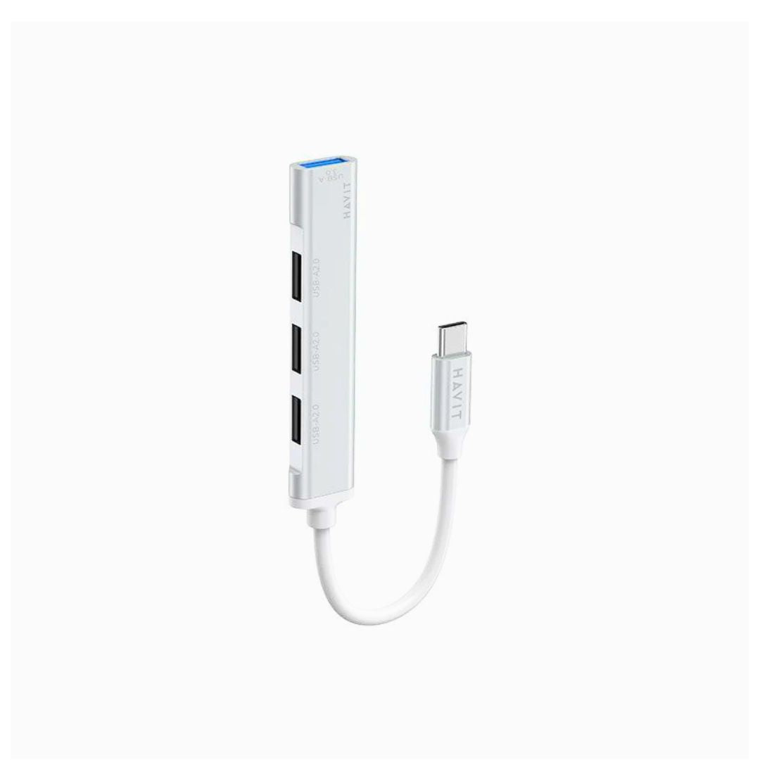 كابل هافيت HB41 4 في 1 USB-C إلى USB - 4 منافذ