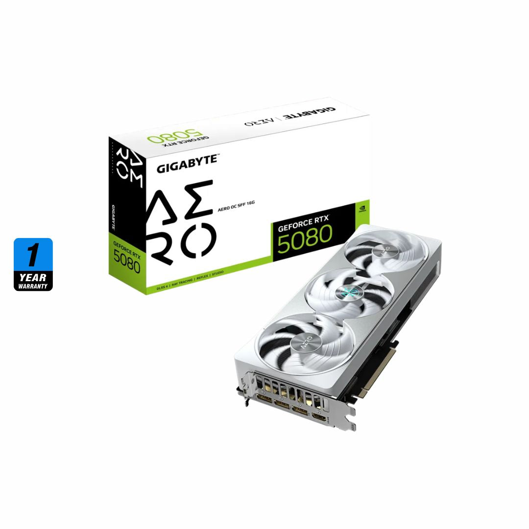 بطاقة الرسومات Gigabyte GeForce RTX™ 5080 AERO OC SFF سعة 16 جيجابايت