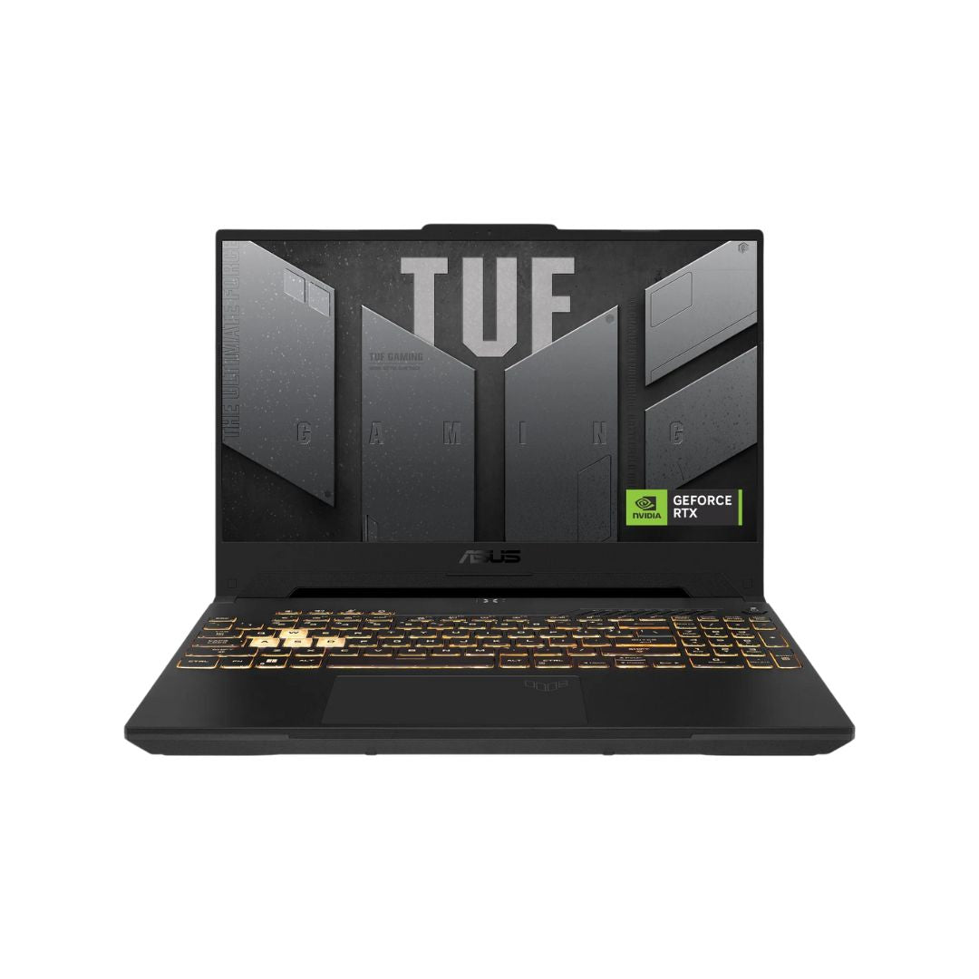 ASUS TUF GAMING F15 FX507VU-LP150، Intel Core i7-13620H، ذاكرة وصول عشوائي 16 جيجابايت، قرص SSD 512 جيجابايت، NVIDIA RTX 4050 6 جيجابايت، شاشة 15.6 بوصة FHD IPS 144 هرتز، رمادي ميكا