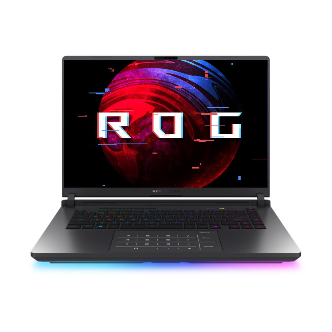 ASUS ROG Strix G16 G615LM-RV172، Intel Ultra 9-275HX، ذاكرة وصول عشوائي (RAM) سعة 32 جيجابايت، قرص SSD سعة 2 تيرابايت، NVIDIA RTX 5060 سعة 8 جيجابايت، شاشة 16.0 بوصة بدقة WUXGA FHD+ بمعدل تحديث 165 هرتز، لون أخضر فولت