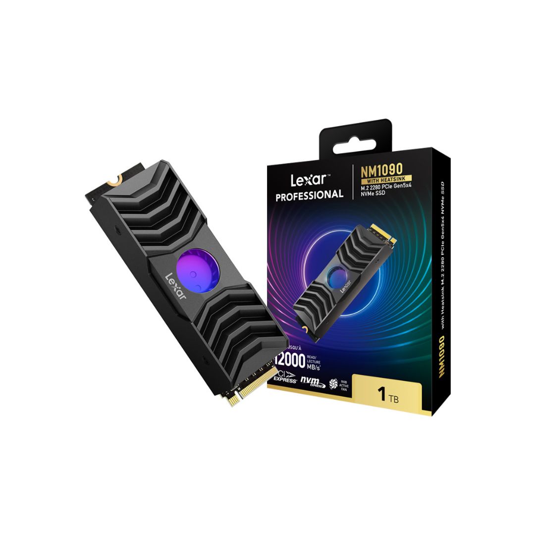 Lexar NM1090 1 تيرابايت M.2 NVME، 12000 ميجابت/ثانية، PCIe 5.0