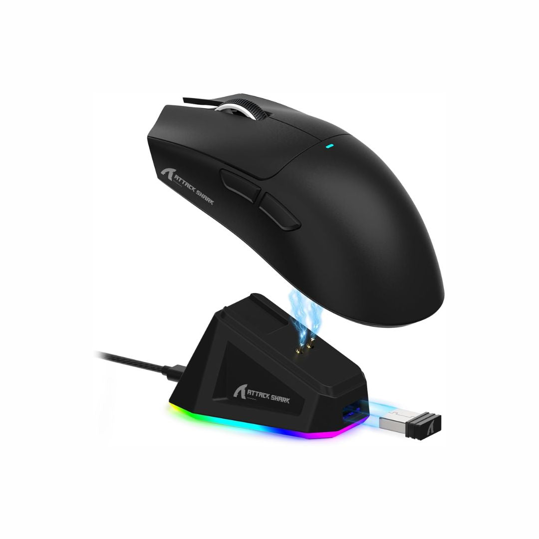 ATTACK SHARK X11 Wireless Gaming Mouse - Black