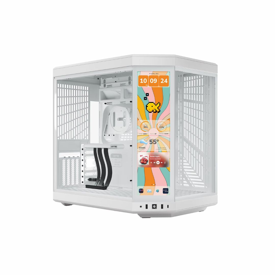 HYTE Y70 touch infinite Mid Tower ATX Case - Snow White