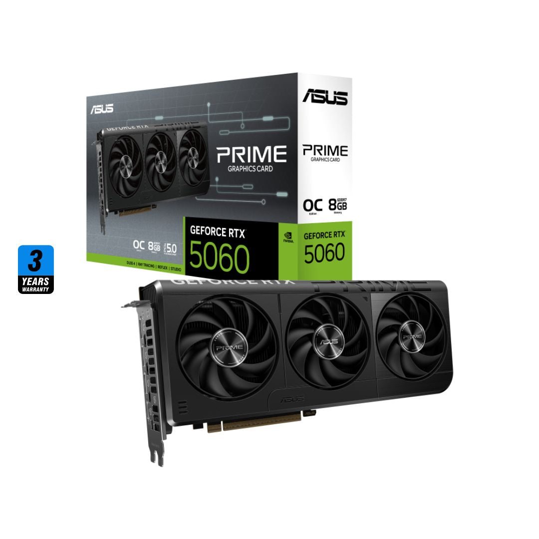 ASUS PRIME GeForce RTX™ 5060 8GB GDDR7 OC Edition