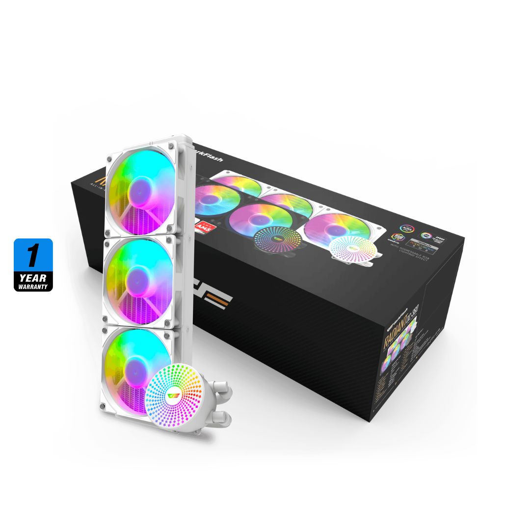 DarkFlash DC360 Liquid CPU Cooler - White