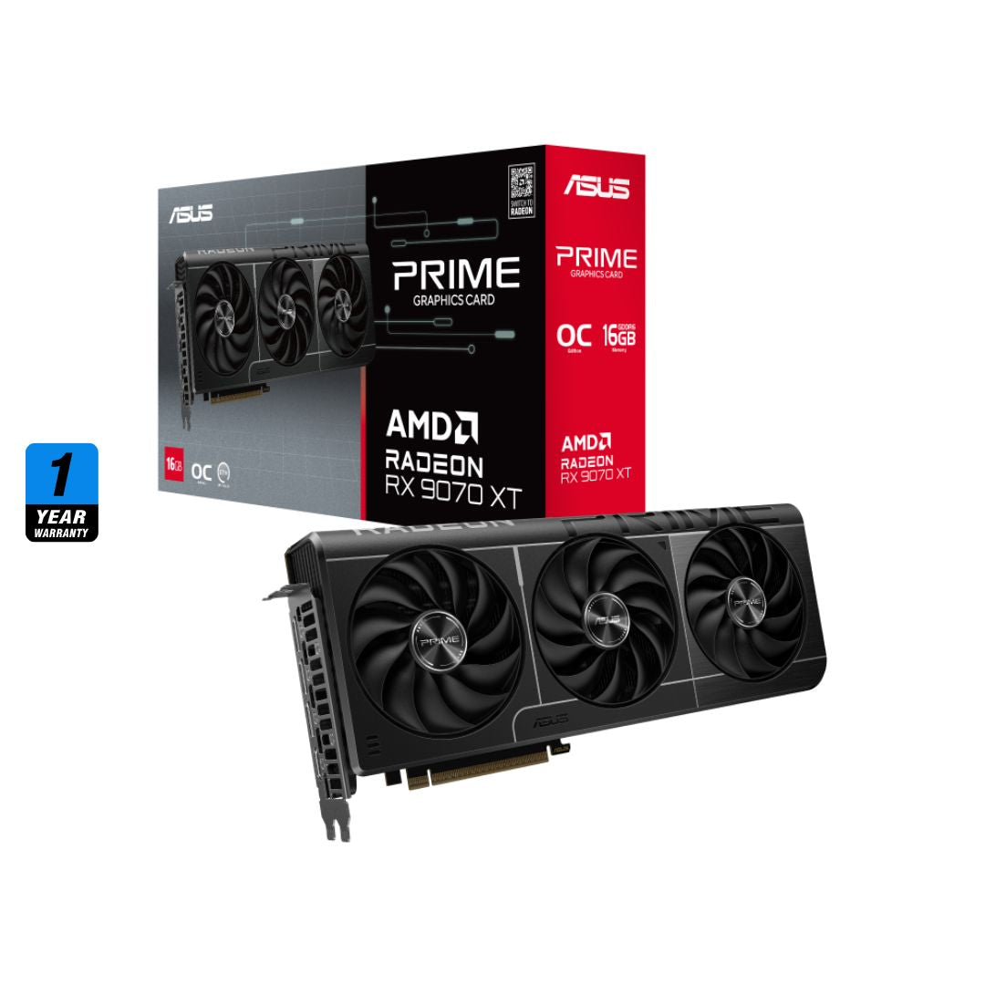 ASUS Prime Radeon™ RX 9070 XT OC Edition 16GB GDDR6