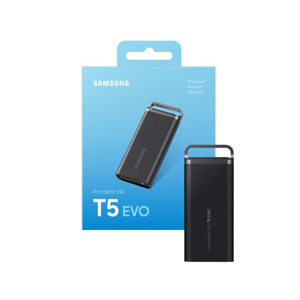 Samsung  T5 EVO 2TB Portable External SSD, Black MU-MU-PH2T0S/WW