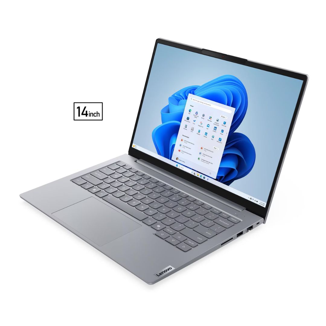 Lenovo ThinkBook 14 G8 IAL - (10GQ), Intel Core Ultra 7-255H, RAM 16GB, SSD 512GB, Intel Graphics, 14.0 Inch IPS WUXGA 60Hz, Arctic Grey