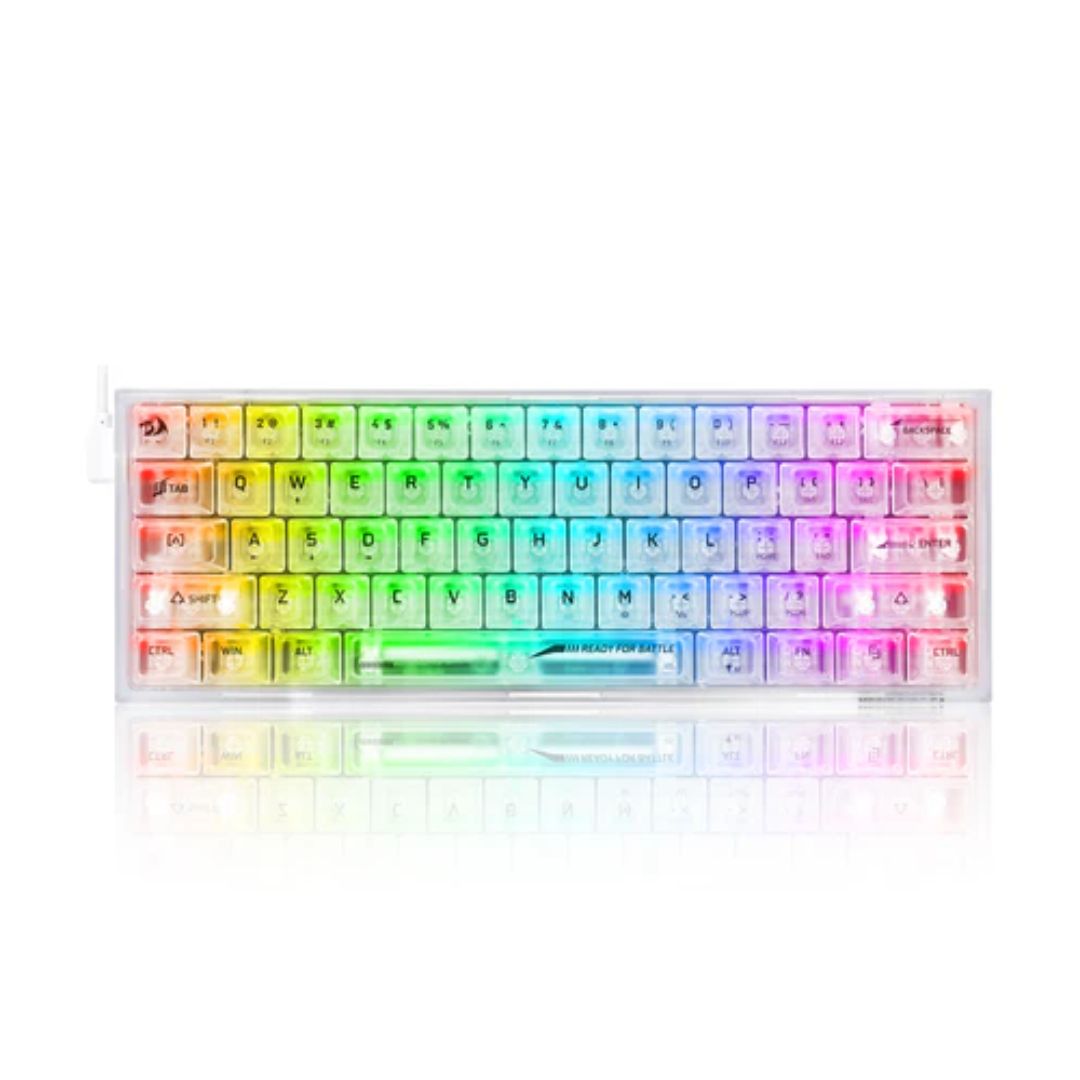 لوحة مفاتيح الألعاب Redragon K617CT-RGB سلكية 60% RGB