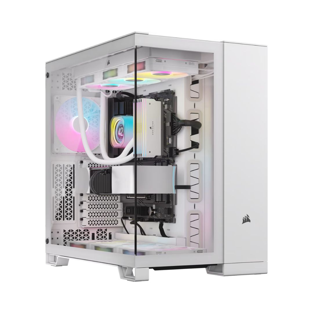 Corsair ATX 6500X Tempered Glass - White