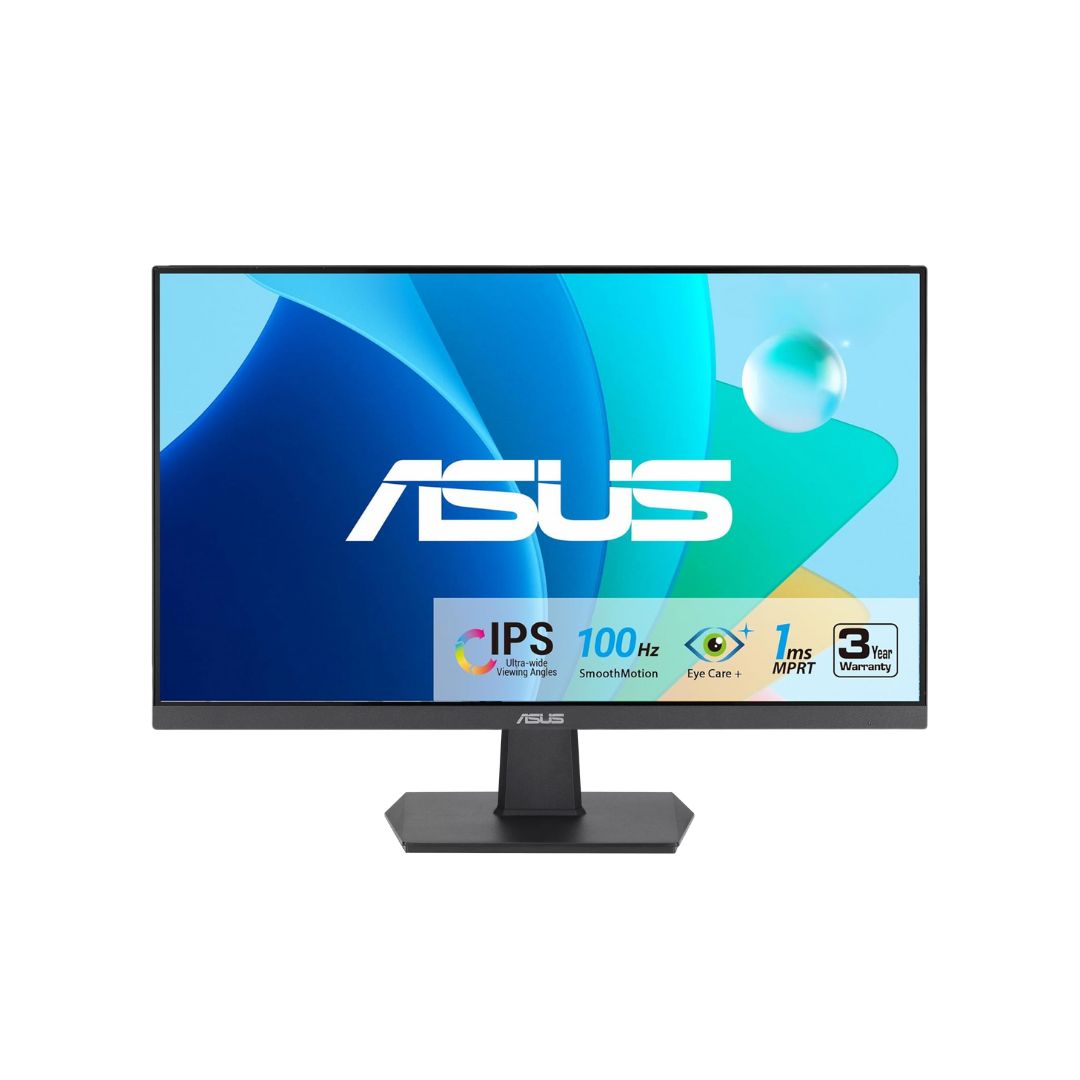 شاشة ASUS 24 VA24EHF 100Hz 1Ms FHD (1920x1080P) مسطحة IPS