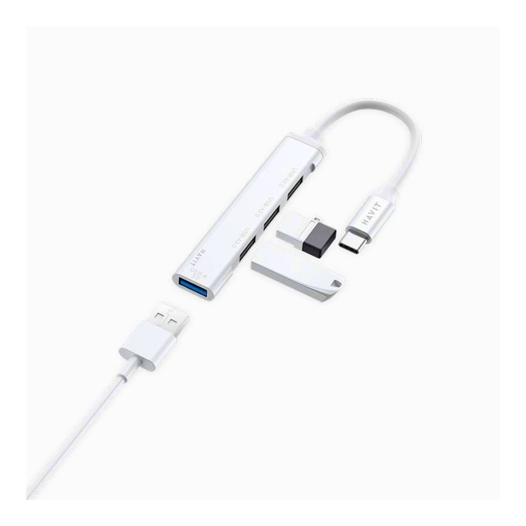 كابل هافيت HB41 4 في 1 USB-C إلى USB - 4 منافذ