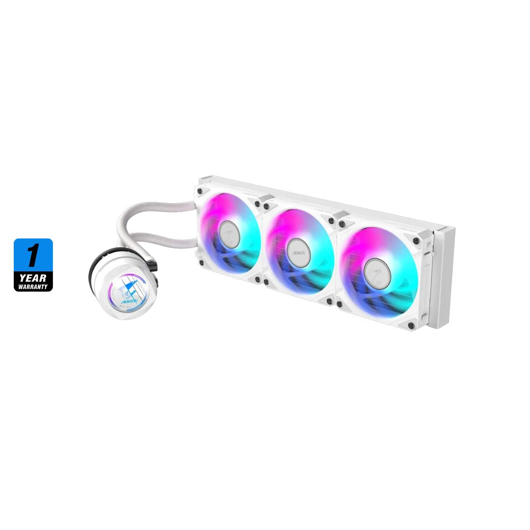 GIGABYTE AORUS WATERFORCE II 360 ICE - أبيض