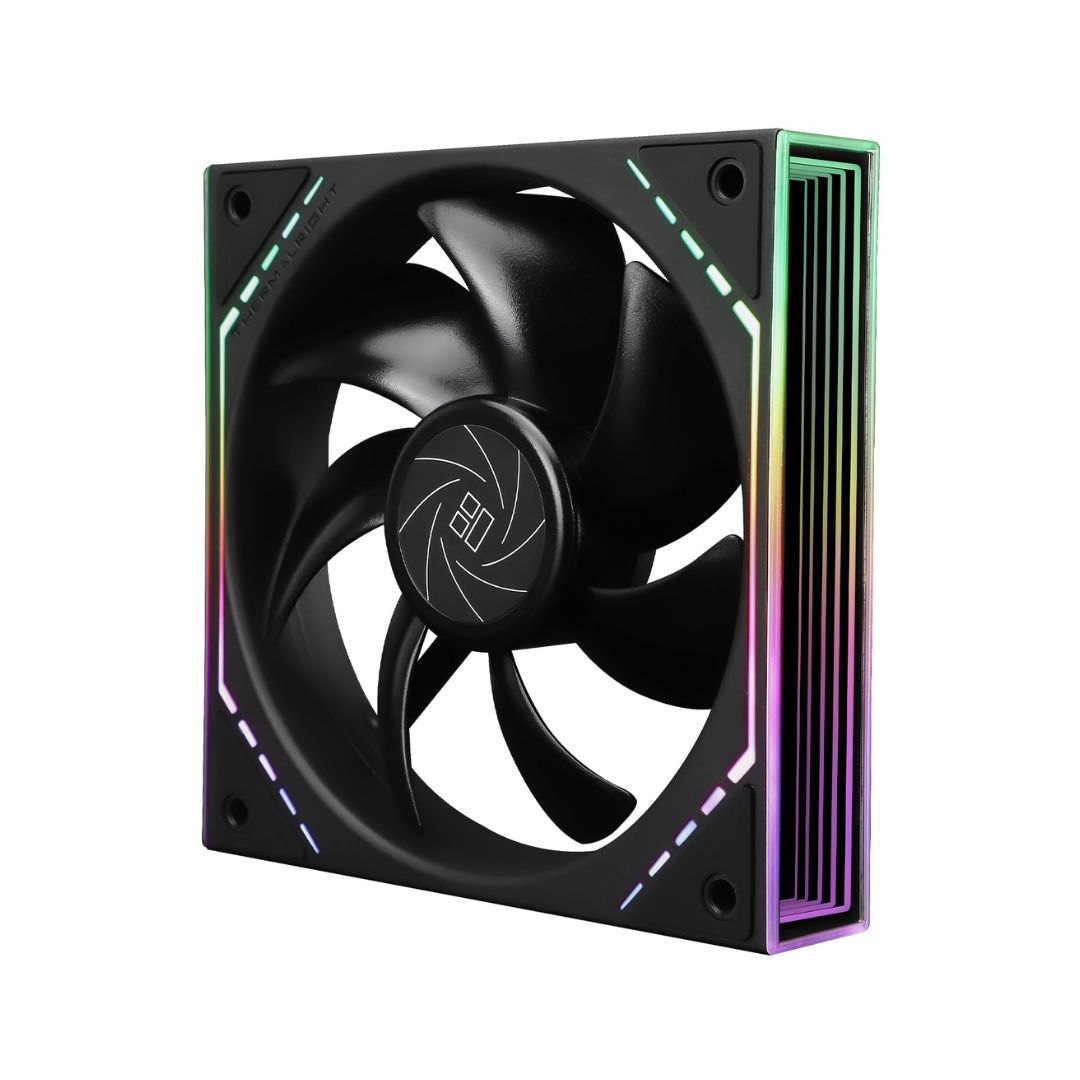 Thermalright TL-M12Q X3 Fan Kit – 3 مراوح تبريد بقياس 120 ملم، إضاءة ARGB، اللون الأسود