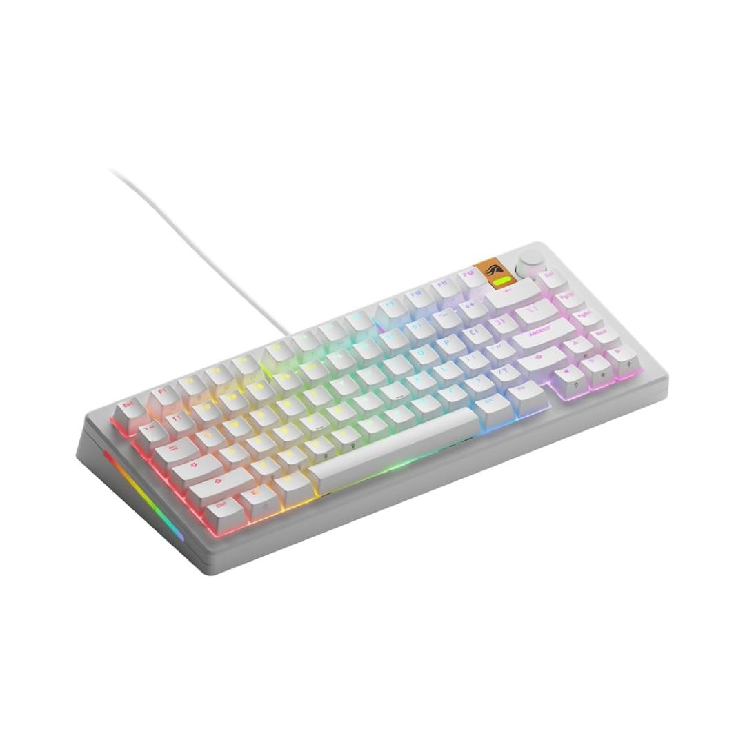 Glorious GMMK 3 HE 75% Gaming Keyboard - White