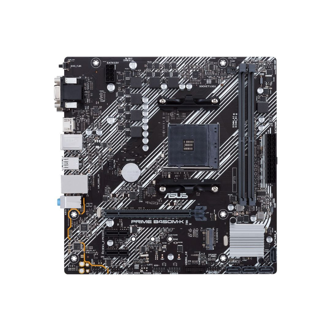 ASUS PRIME B450M-K II, Motherboard