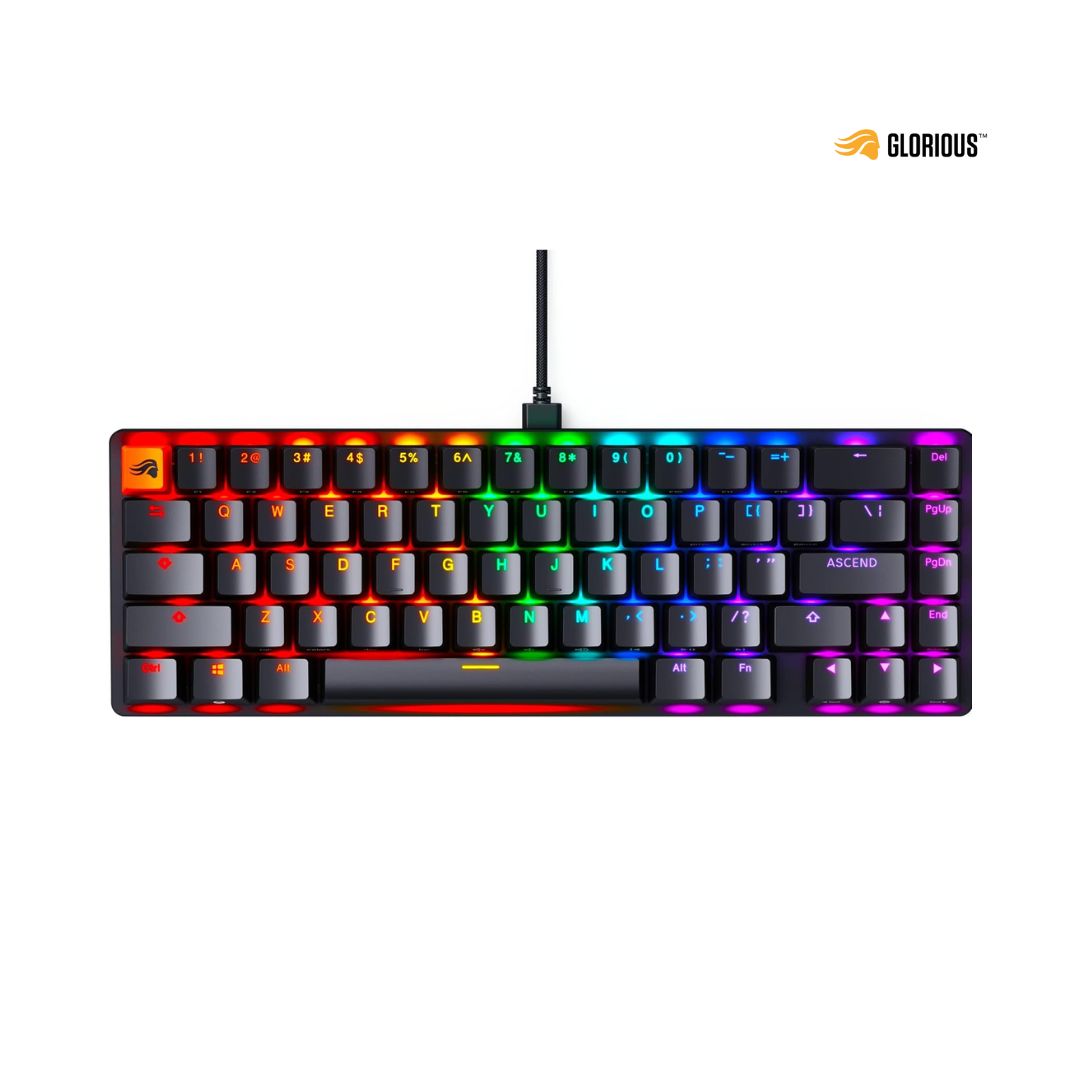 لوحة مفاتيح Glorious GMMK 2 65% Compact TKL - سوداء