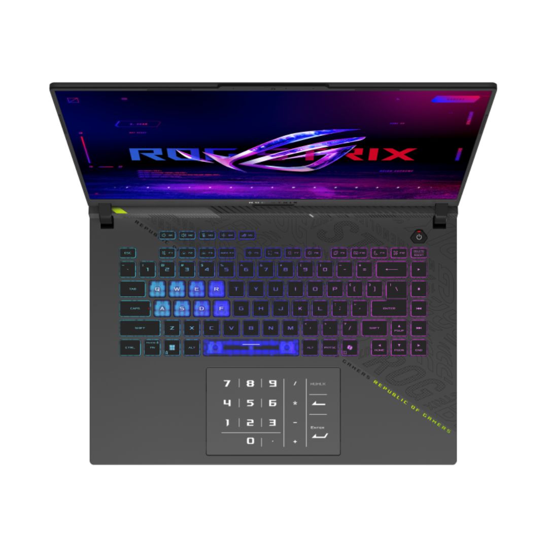 ASUS ROG Strix G614FR-RV008, AMD Ryzen 9-9955HX, RAM 16, SSD 1TB, NVIDIA RTX 5070 Ti 12GB, 16.0 Inch WUXGA 165Hz, Eclipse Gray
