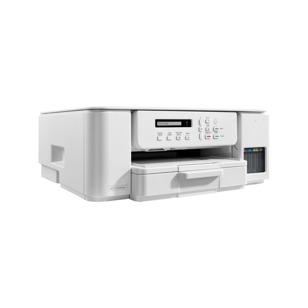 طابعة Brother DCP-T536DW بتقنية خزان الحبر، طابعة متعددة الوظائف تدعم الاتصال اللاسلكي والطباعة على الوجهين، وظائف الطباعة والمسح والنسخ