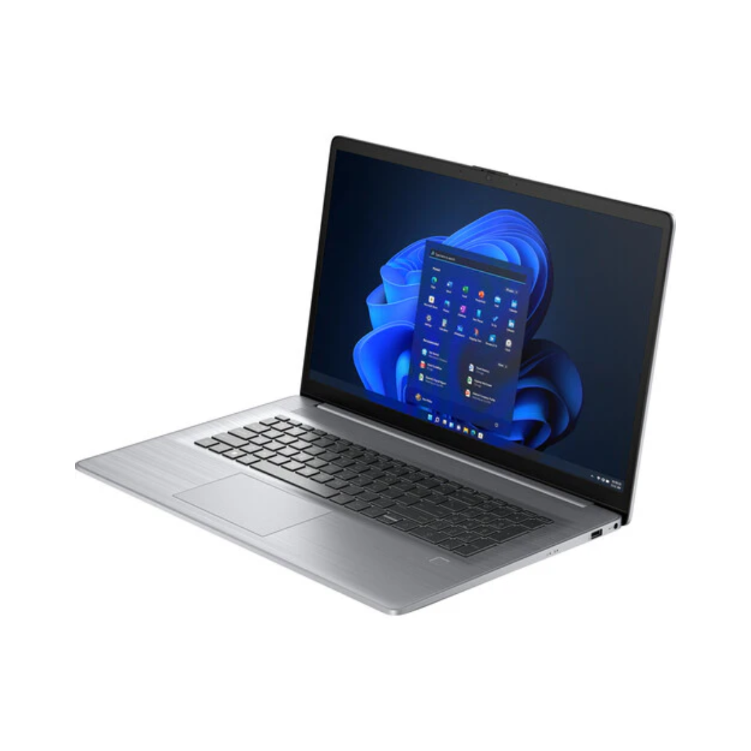 HP 470 G10، Intel Core i5-1335U، ذاكرة وصول عشوائي 16 جيجابايت، قرص SSD 512 جيجابايت، Intel UHD Graphics، شاشة 17.3 بوصة FHD IPS، فضي