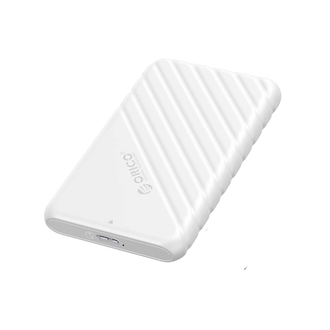 علبة محرك الأقراص الصلبة ORICO 2.5 بوصة USB 3.0 Micro-B - الطراز -25PW1-U3-WH