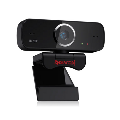 Redragon GW600 720P Webcam with Built-in Dual Microphone 360-Degree Rotation - 2.0 USB