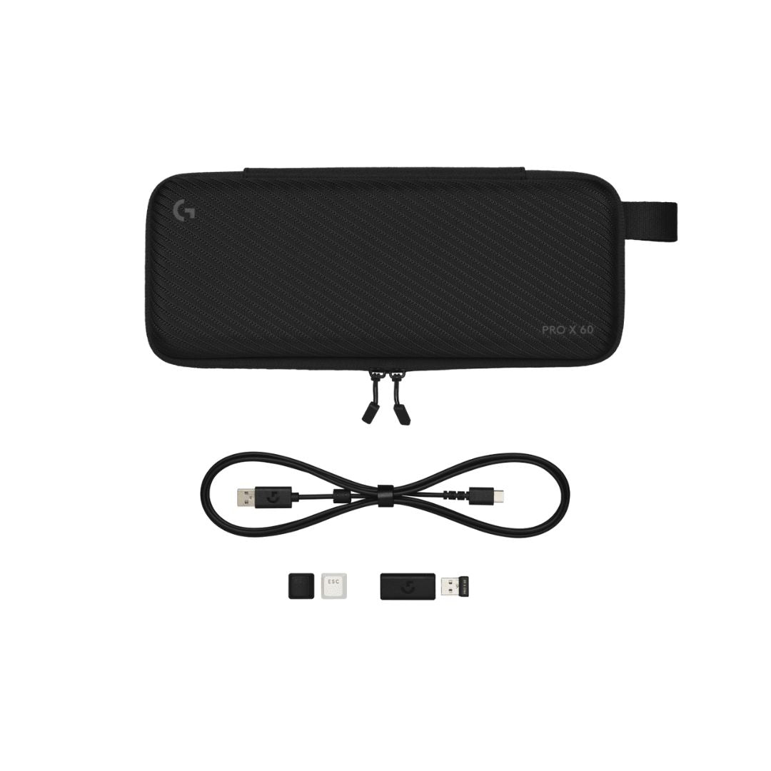 Logitech G Pro X 60 Lightspeed Wireless Gaming Keyboard - White