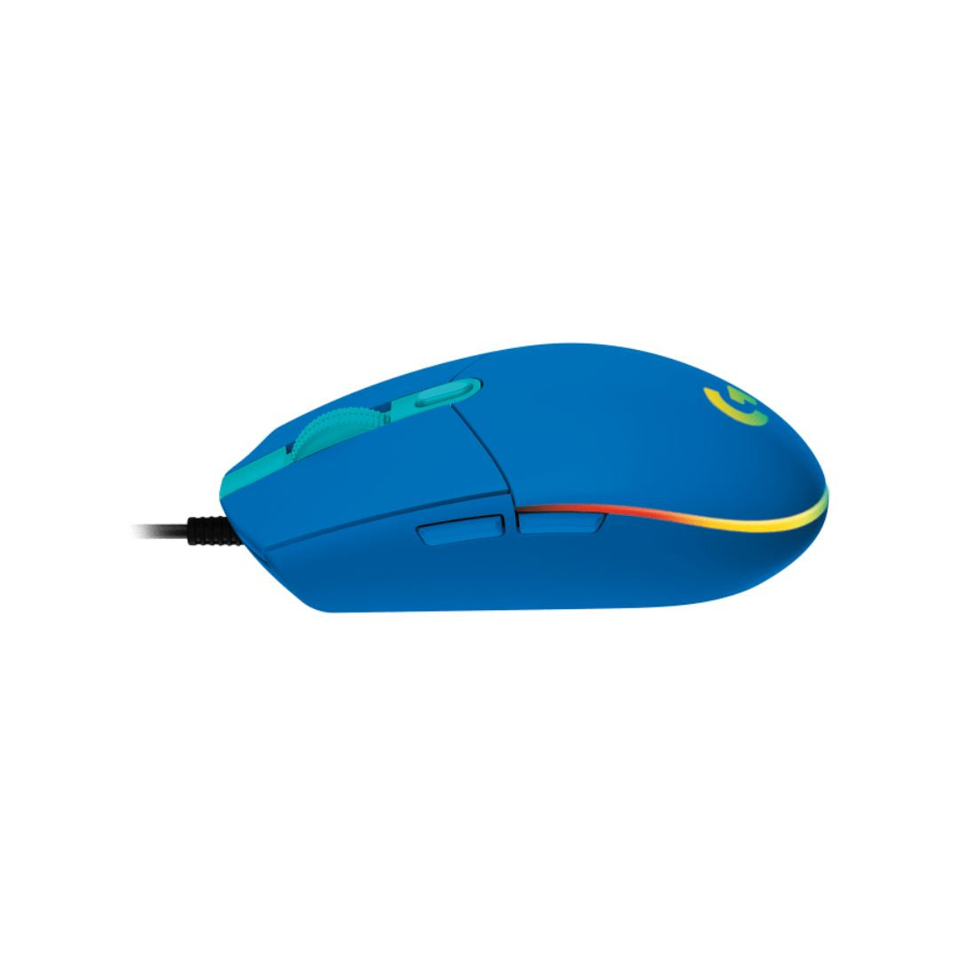 ماوس الألعاب السلكي Logitech G203 باللون الأزرق