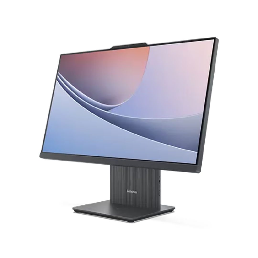 جهاز لينوفو الكل في واحد AIO 24IRH9 (F1LK)، معالج Intel Core i5-13420H، ذاكرة وصول عشوائي (RAM) سعة 8 جيجابايت، قرص صلب SSD NVMe سعة 512 جيجابايت، رسومات Intel UHD، شاشة 24 بوصة FHD IPS 100 هرتز، لون رمادي