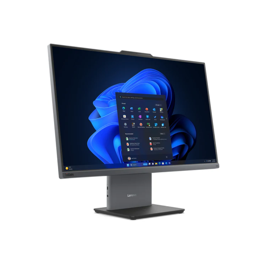 جهاز لينوفو الكل في واحد 24IRH9 (F2LK)، معالج إنتل كور i7-13620H، ذاكرة وصول عشوائي 8 جيجابايت، قرص SSD سعة 512 جيجابايت، رسومات إنتل فائقة الدقة، شاشة 24 بوصة FHD IPS 100 هرتز، لون رمادي