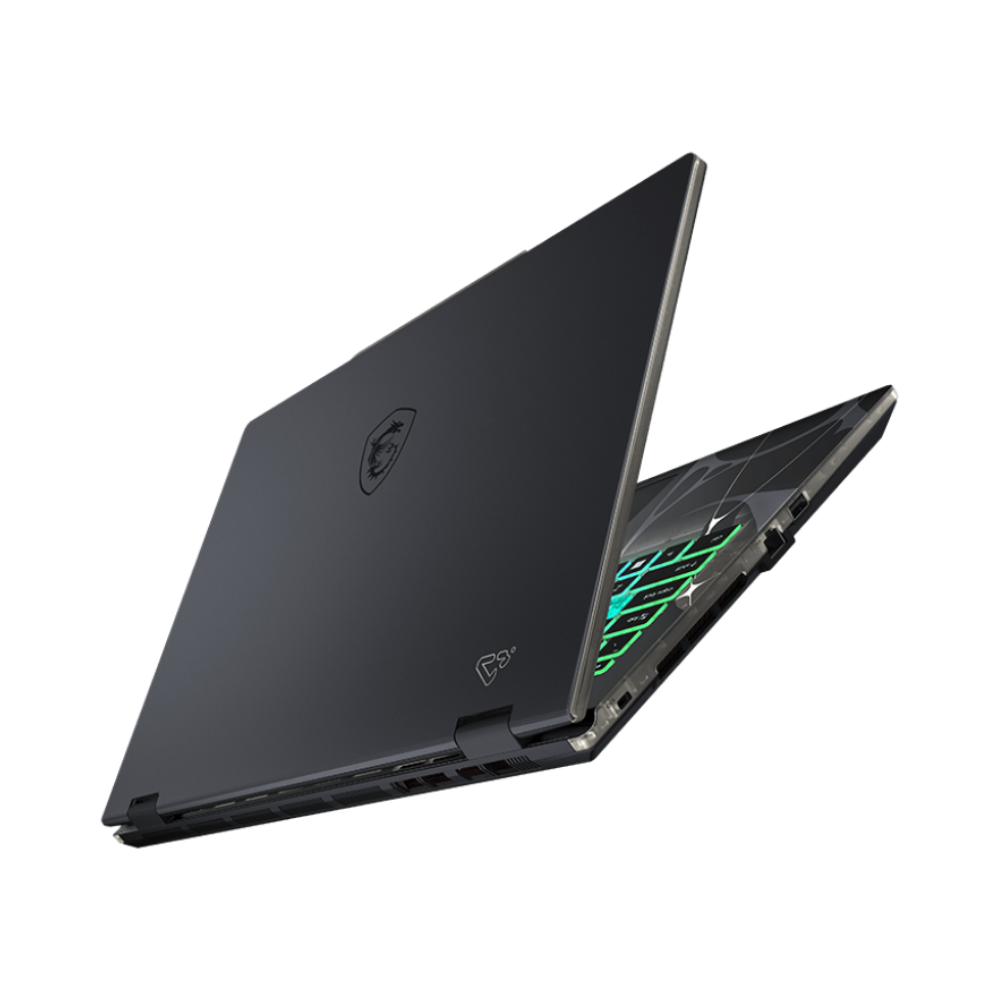 جهاز MSI سايبورغ 15 B2RWFKG-296XAE، معالج إنتل كور 7-240H، ذاكرة وصول عشوائي (RAM) سعة 16 جيجابايت، قرص SSD سعة 512 جيجابايت، بطاقة رسومات RTX 5060 سعة 8 جيجابايت، شاشة 15.6 بوصة عالية الدقة بالكامل (FHD) بتقنية IPS، بتردد 144 هرتز. لون أسود شفاف.