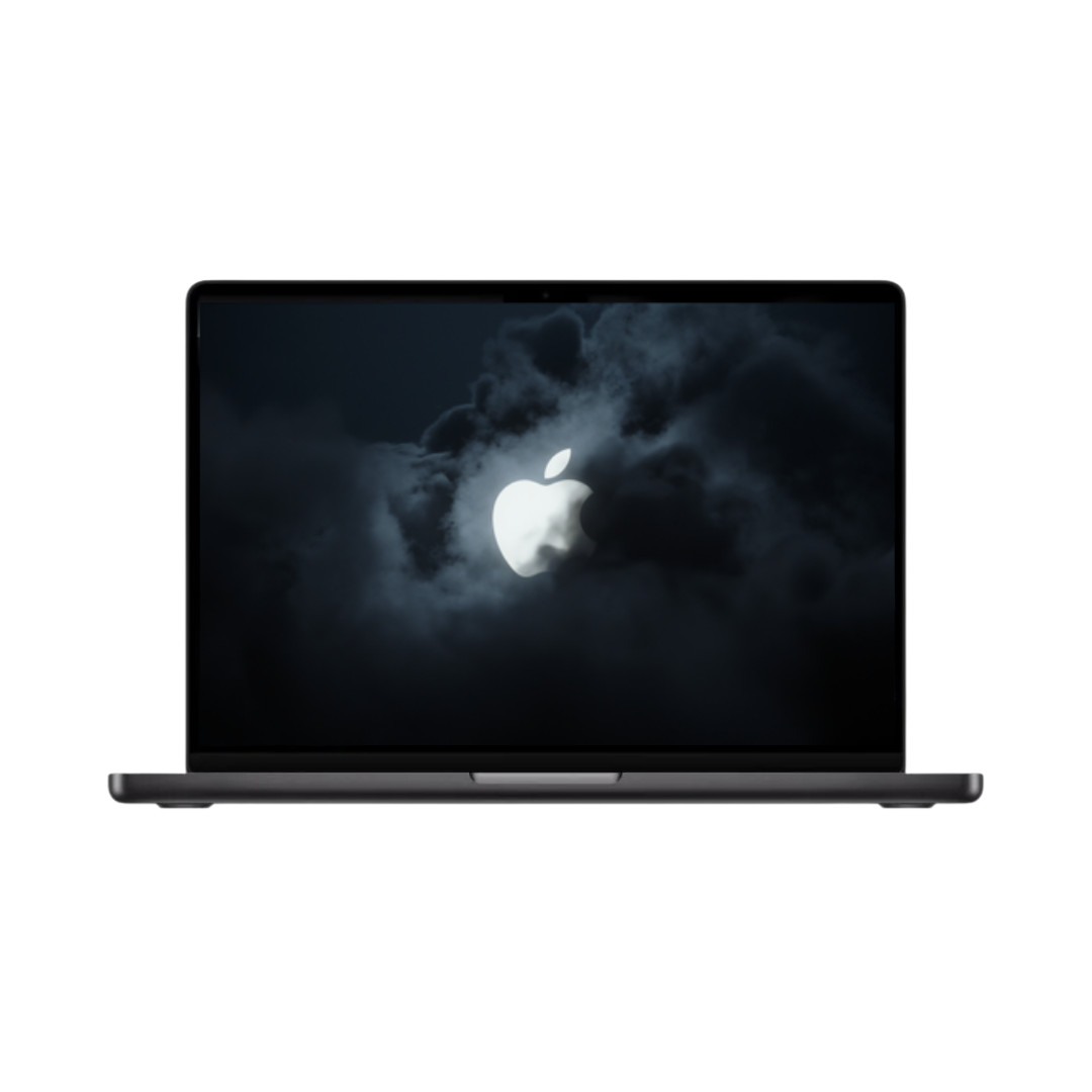 Apple MacBook Pro MRX43AB/A A2992، شريحة M3 Pro، ذاكرة وصول عشوائي (RAM) سعة 18 جيجابايت، قرص SSD سعة 1 تيرابايت، شاشة Retina XDR مقاس 14.0 بوصة (3024 × 1964)، لون أسود فضائي