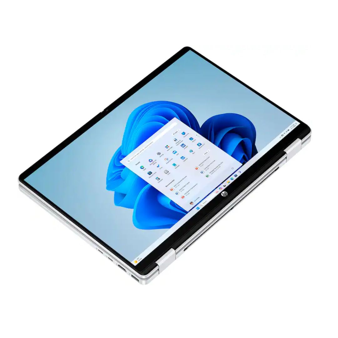 HP OmniBook X Flip 14-FP0013DX, Intel CORE 5-120U, RAM 8GB, SSD 512GB, Intel Graphics, 14.0 Inch WUXGA FHD+ IPS Touch, Glacier Silver