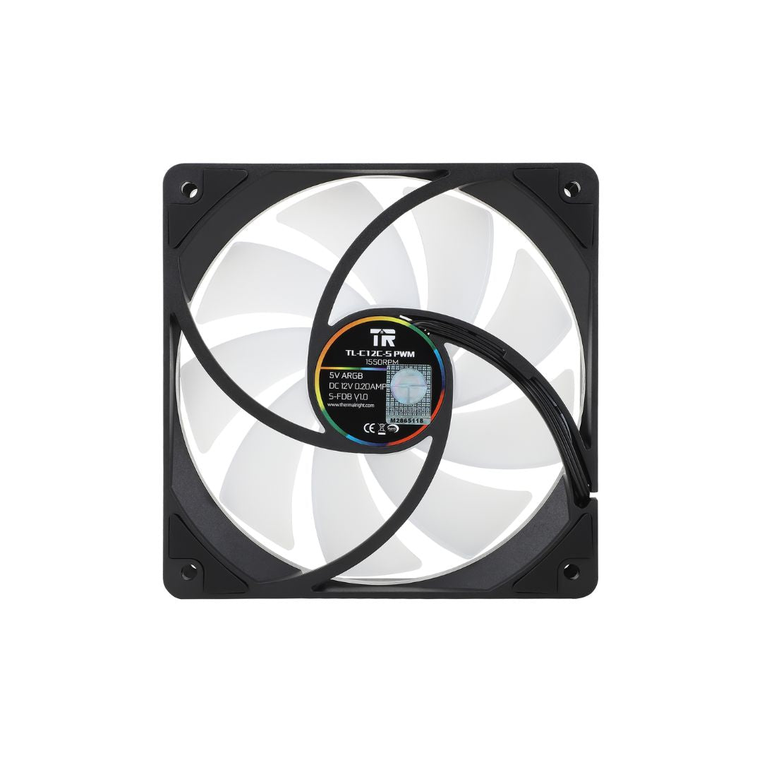 Thermalright TL-C12C-S X5 مجموعة مراوح 120mm ARGB (5 مراوح) - أسود