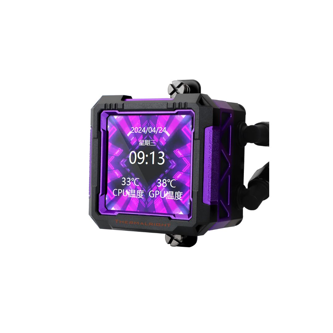 مبرد وحدة المعالجة المركزية السائل Thermalright Frozen Warframe PRO 360 ARGB ARGB - أسود