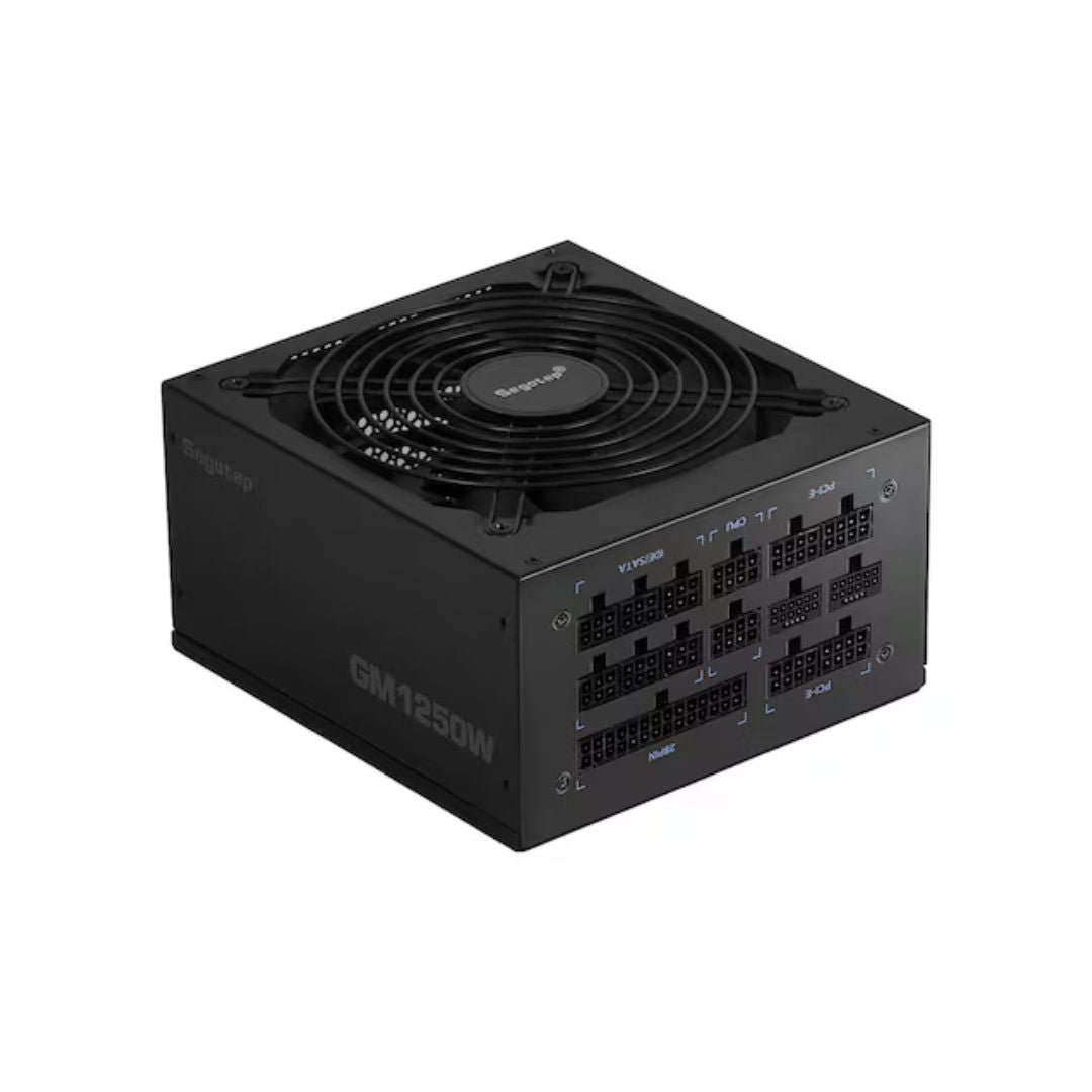 Segotep GM1250W 1250W Gold 80+ Full Modular 80+, PCIe 5.1 & ATX 3.1 - Black