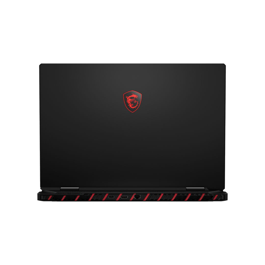 MSI Raider A18 HX A9WIG-205AE، AMD Ryzen 9-9955HX3D، ذاكرة وصول عشوائي (RAM) سعة 64 جيجابايت، قرص SSD سعة 2 تيرابايت، NVIDIA RTX 5090 سعة 24 جيجابايت، شاشة 18 بوصة UHD+ 120 هرتز، لون أسود