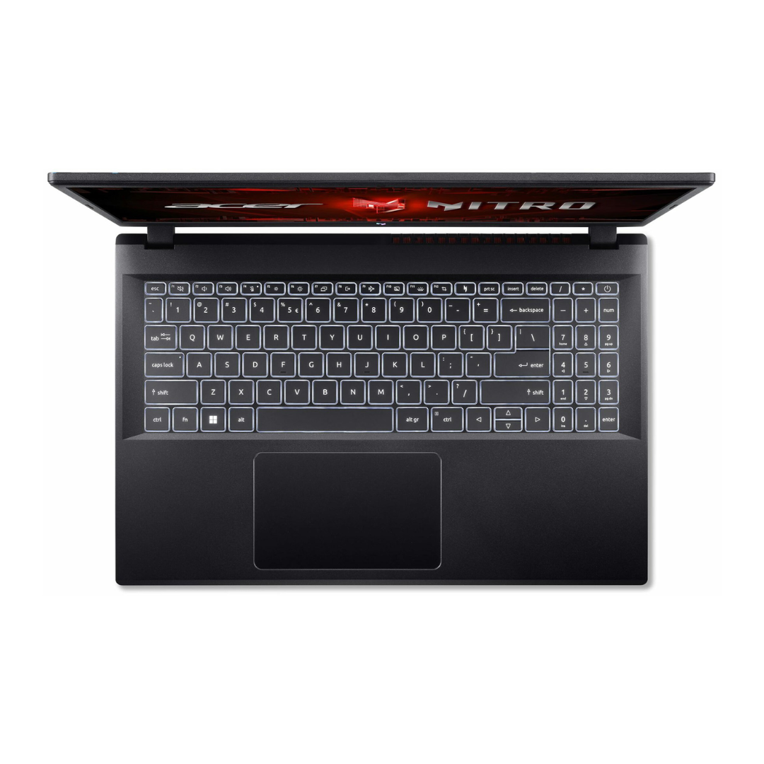Acer Nitro V15 ANV15-51-53NB, Intel Core i5-13420H, RAM 8GB, SSD 512GB, NVIDIA Geforce RTX 4050 6GB, 15.6 Inch FHD IPS 165Hz, Obsidian Black