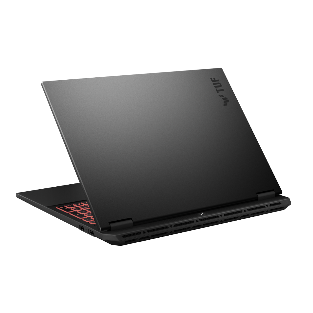 ASUS TUF Gaming A16 FA608UH-RV049، AMD Ryzen 7-260، ذاكرة وصول عشوائي (RAM) سعة 16 جيجابايت، قرص SSD سعة 512 جيجابايت، بطاقة رسومات NVIDIA Geforce RTX 5050 سعة 8 جيجابايت، شاشة 16.0 بوصة WUXGA بتردد 165 هرتز، لون رمادي Jaeger