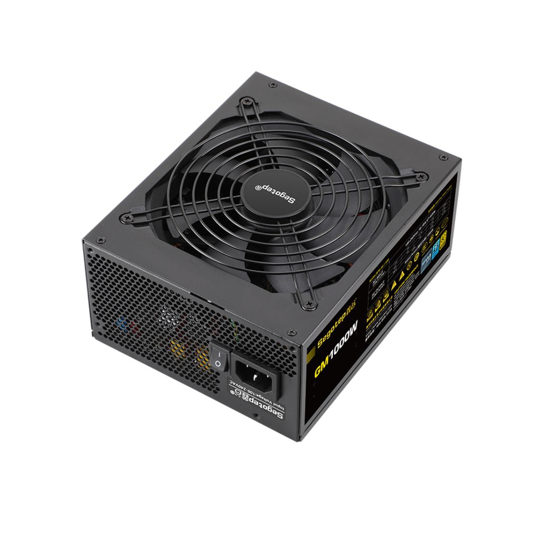 Segotep GM1000W 1000W Gold 80+ Full Modular 80+, PCIe 5.1 & ATX 3.1 - أسود