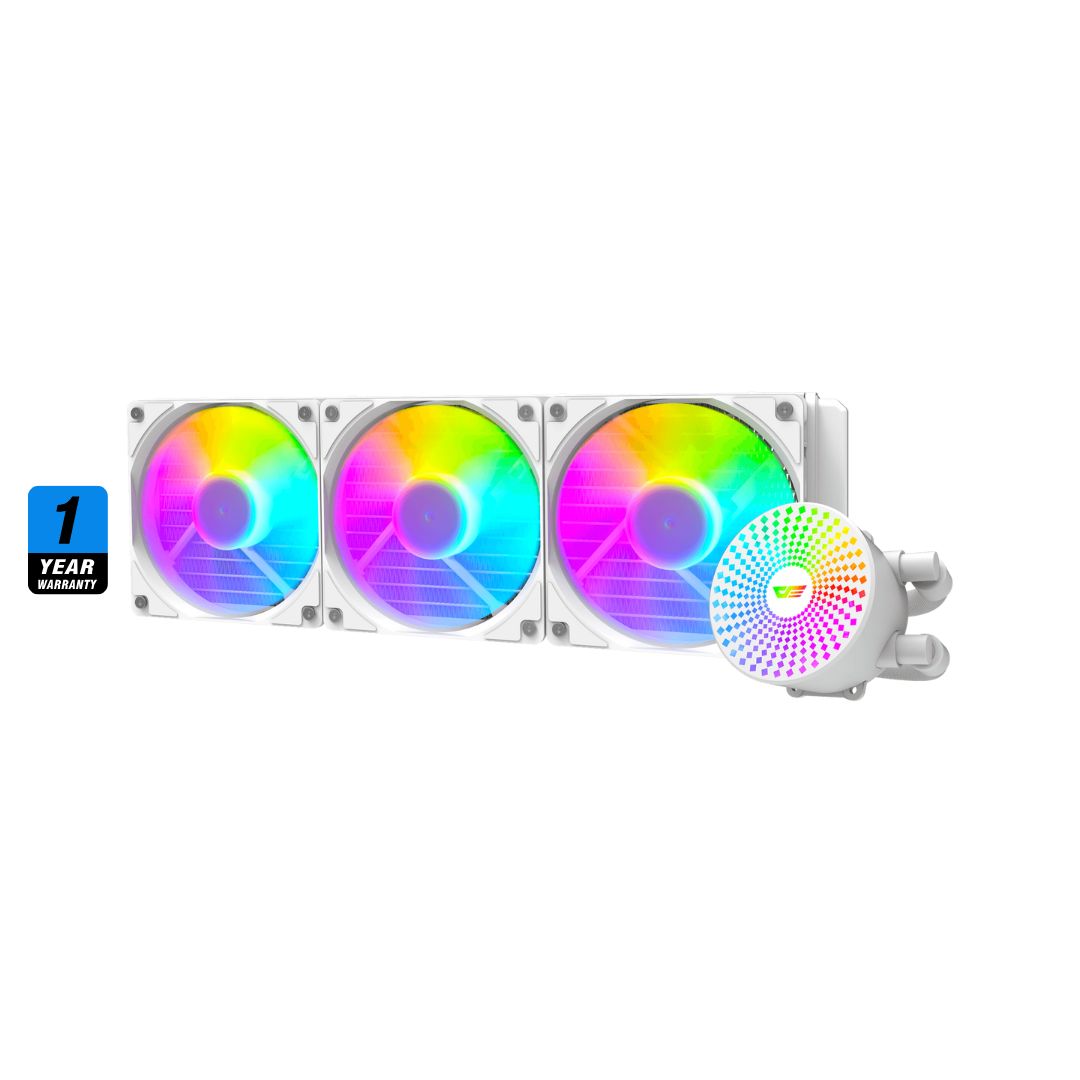 DarkFlash DC360 Liquid CPU Cooler - White