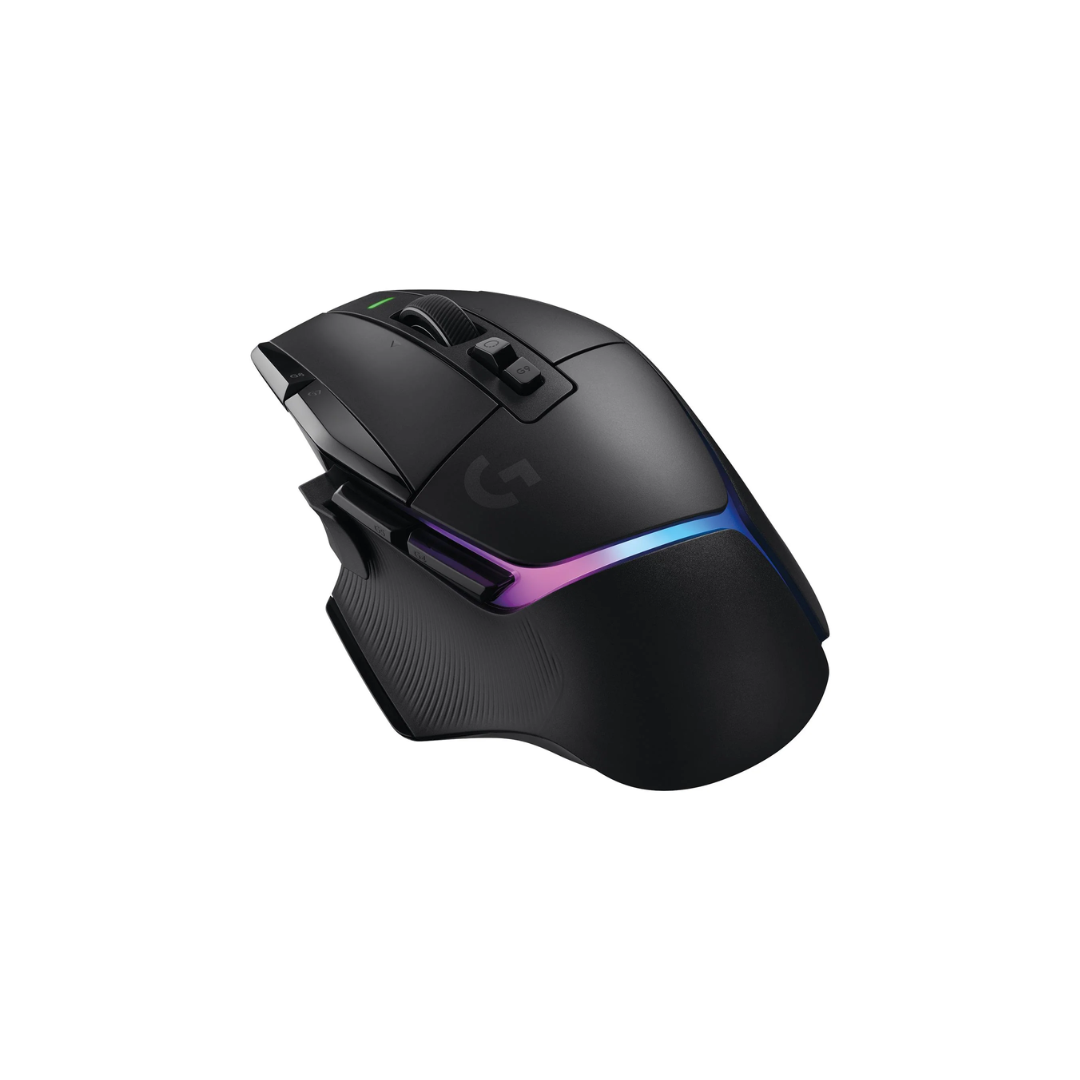 ماوس لوجيتك G502 X PLUS Lightspeed اللاسلكي البصري باللون الأسود