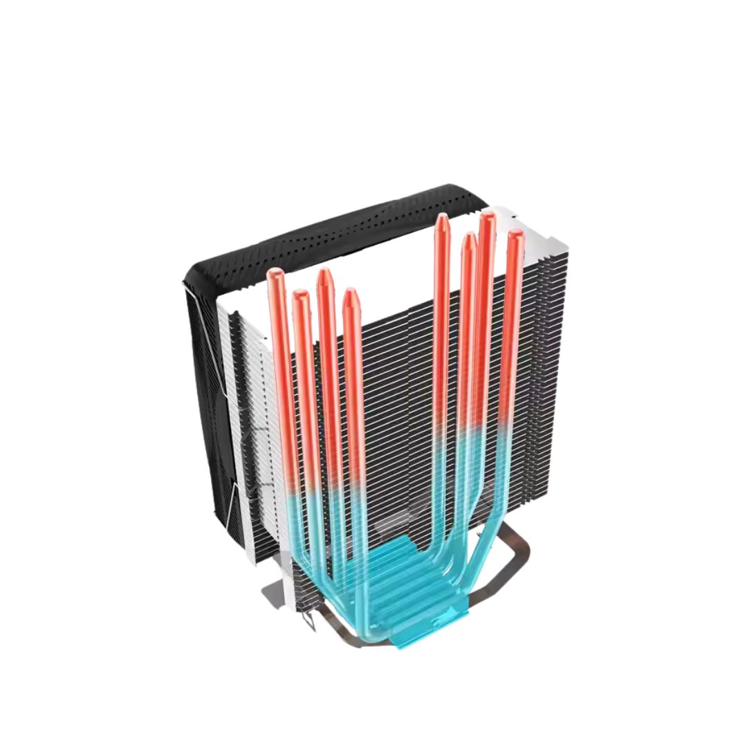 RAPTOR LC-X400 RGB , Air Cooler - White