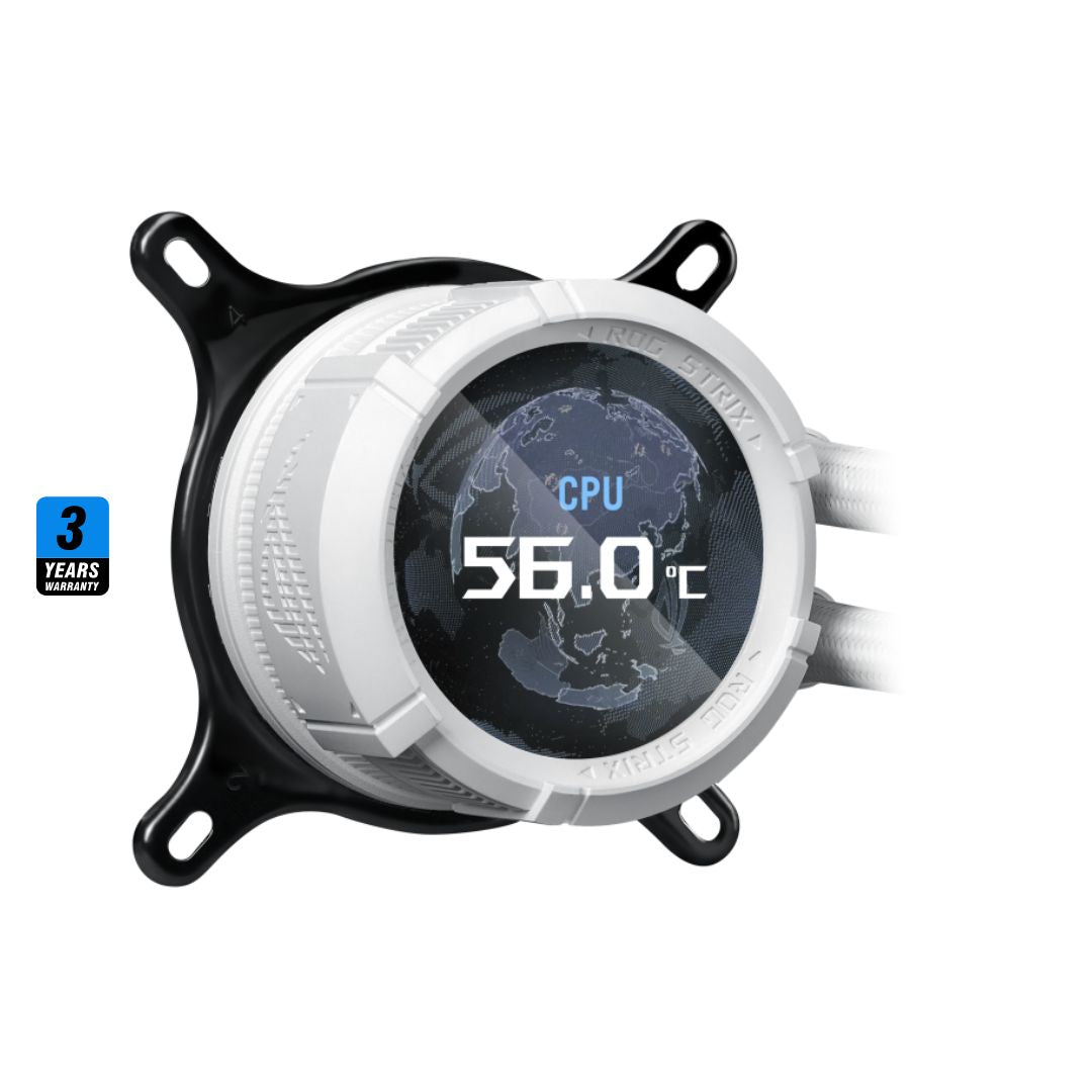 ASUS ROG Strix LC III 360 ARGB White, LCD