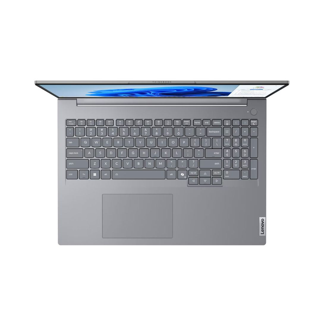 Lenovo ThinkBook 16 G8 IAL - (27GQ), Intel Core Ultra 5-225U, RAM 16GB, SSD 512GB, Intel Graphics, 16.0 Inch IPS WUXGA 60Hz, Arctic Grey