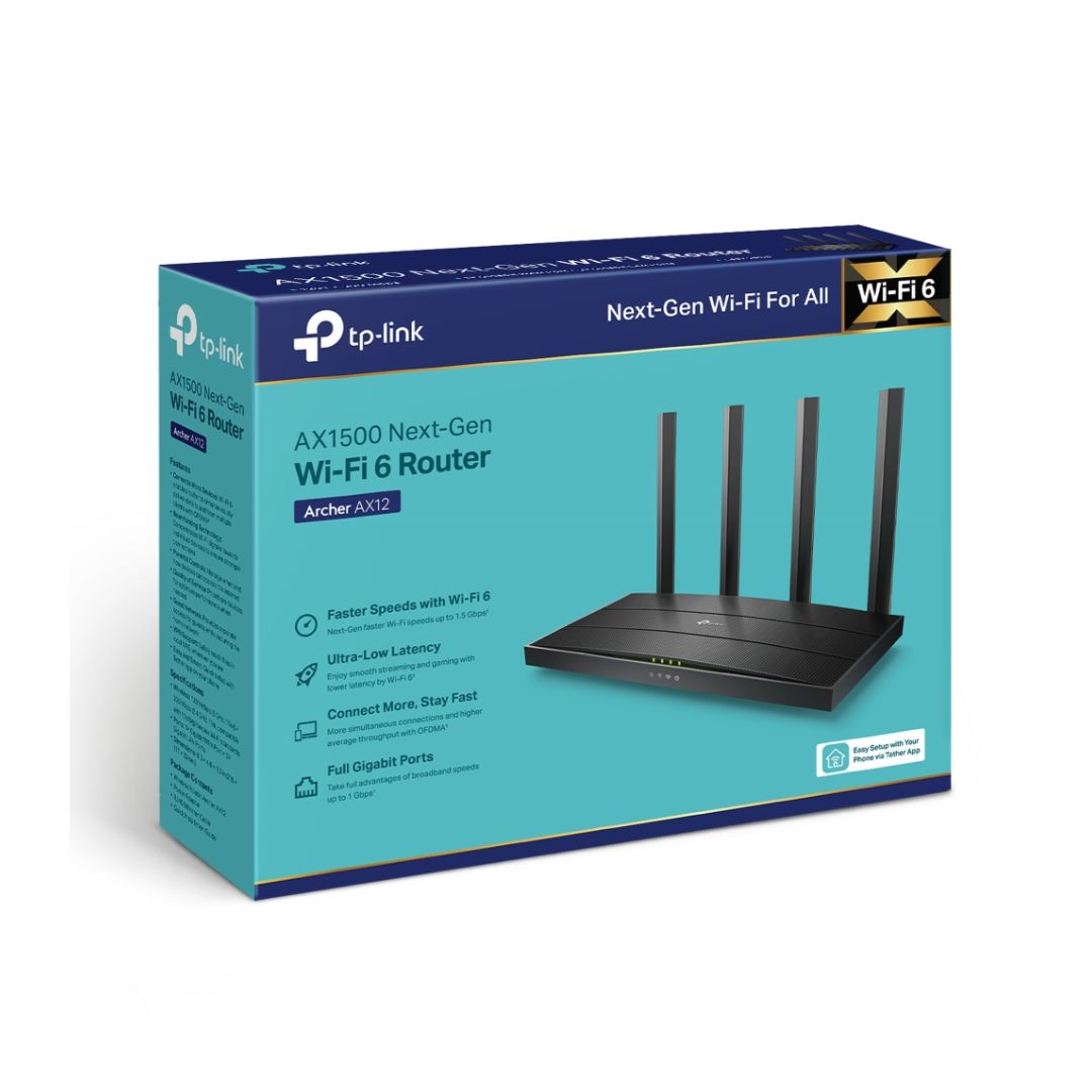 راوتر TP-Link Archer AX12 وAX1500 Wi-Fi 6